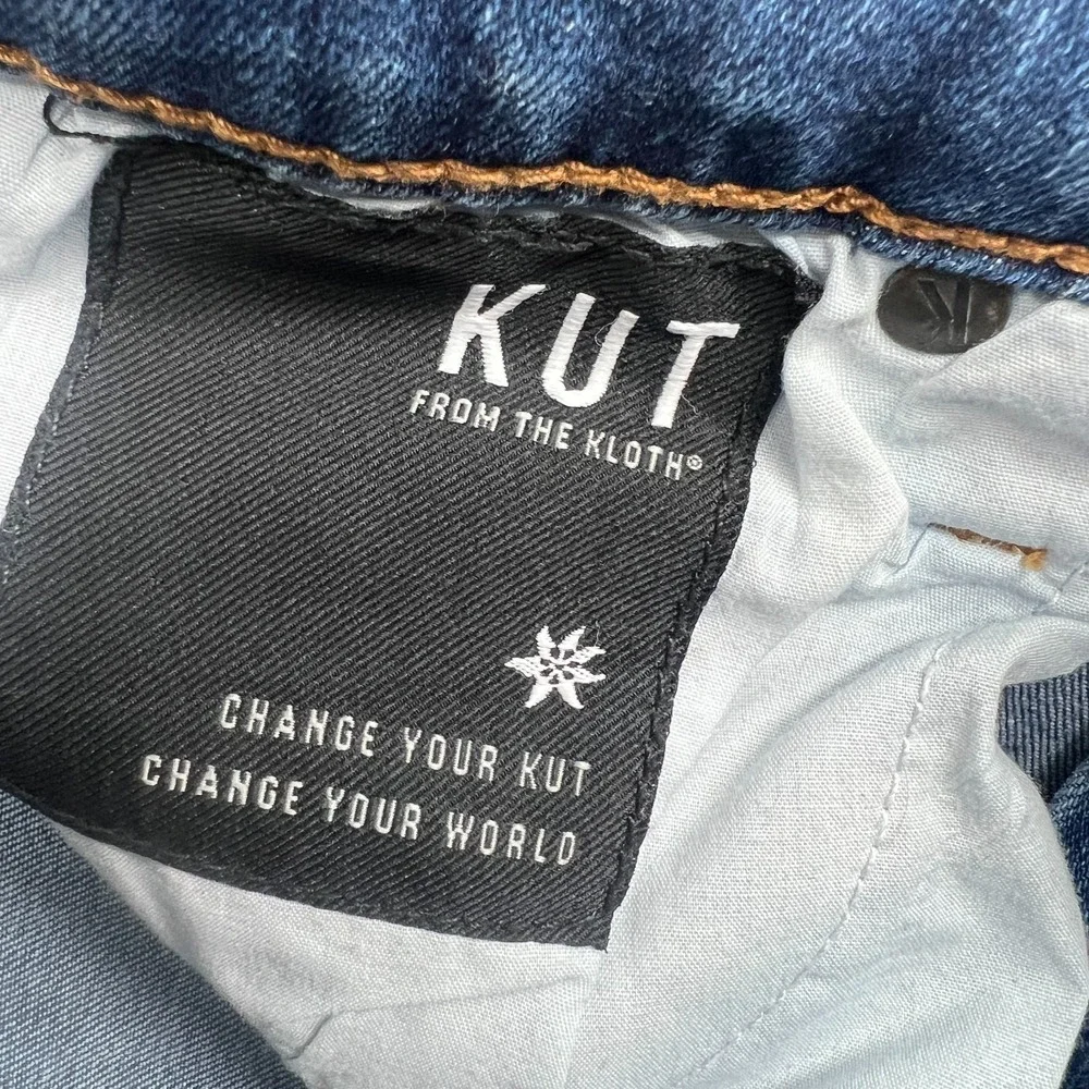 Kut From The Kloth Meghan High Rise Ankle Straight Leg Blue Jeans Size 4